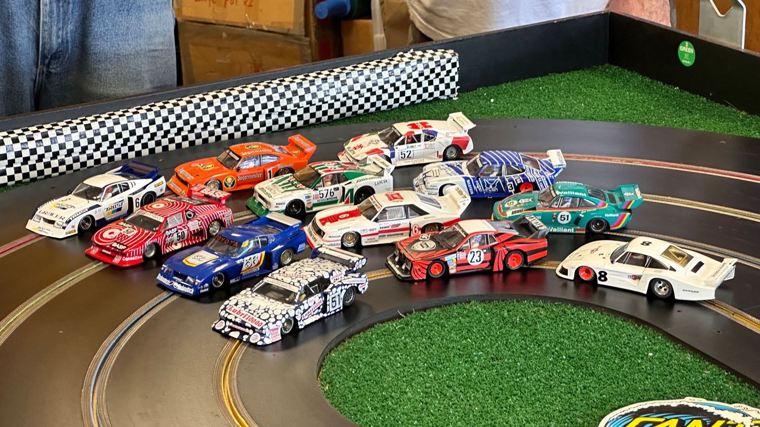 A grid of Racer Sideways Group 5 Slot Cars in San Jose, CA